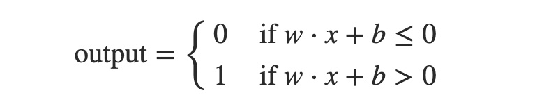 perceptron formula