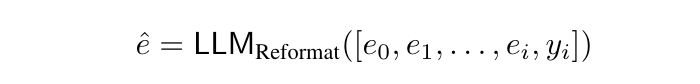 Formula: Convert Trajectory of CoT into Single Complex CoT